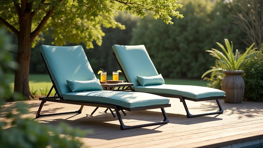 affordable adjustable outdoor loungers