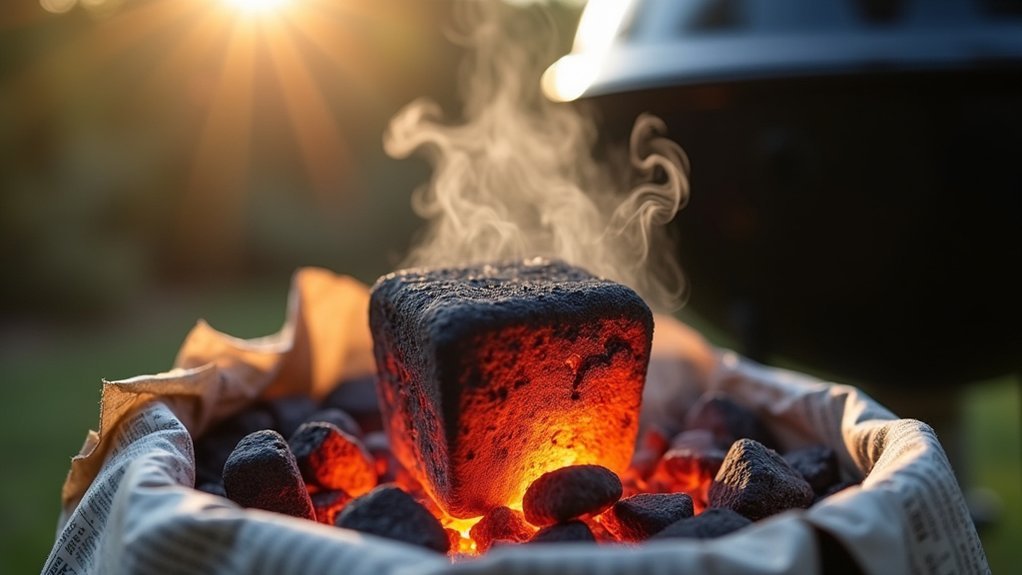 efficient charcoal ignition cubes