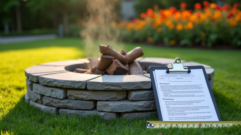 fire pit size regulations