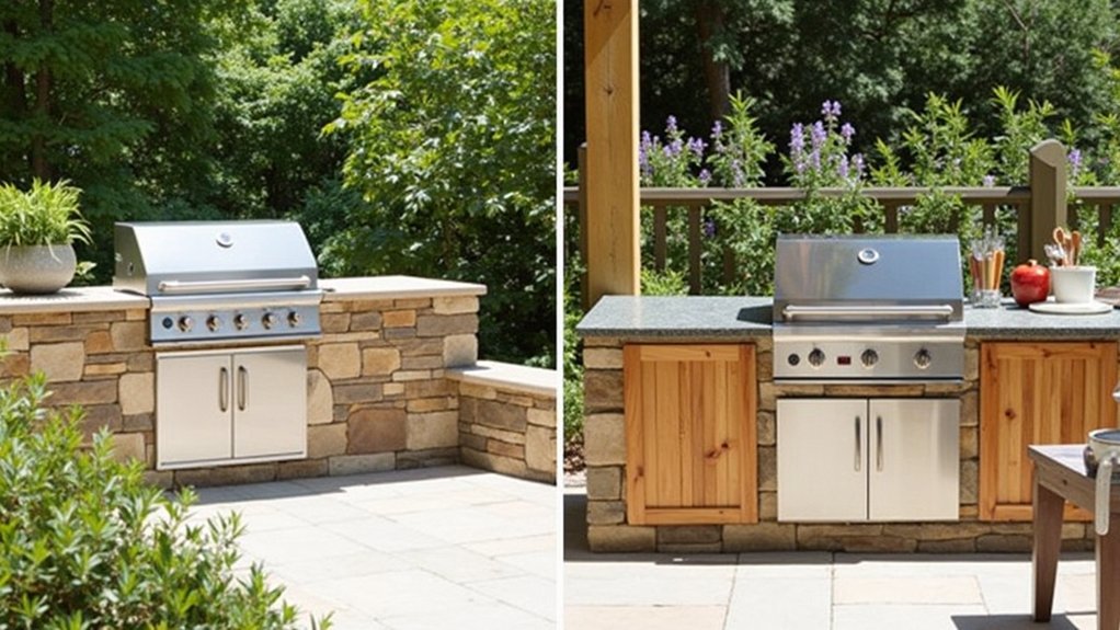 freestanding flexibility vs built in permanence