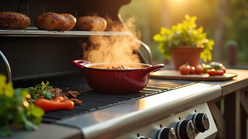 grill side burners sauce perfection