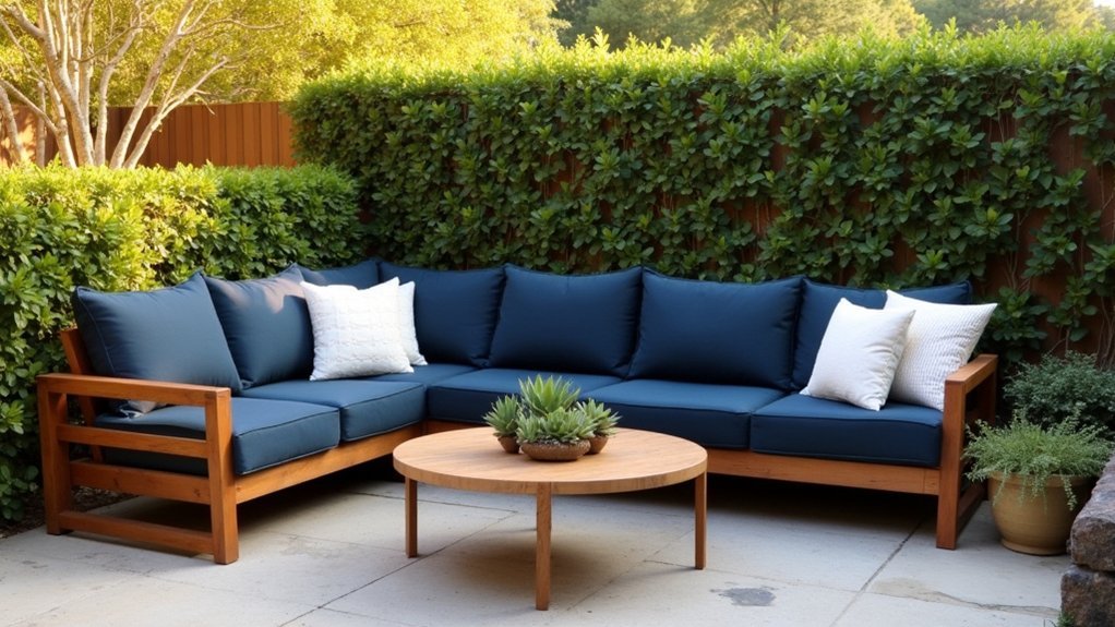 harmonize outdoor sectional aesthetics