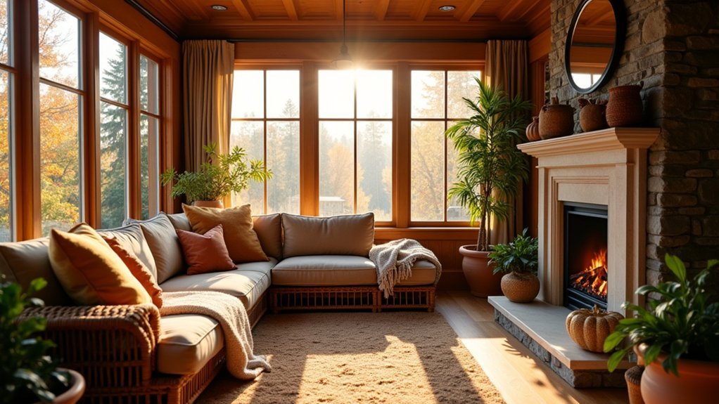 heating a seasonal room