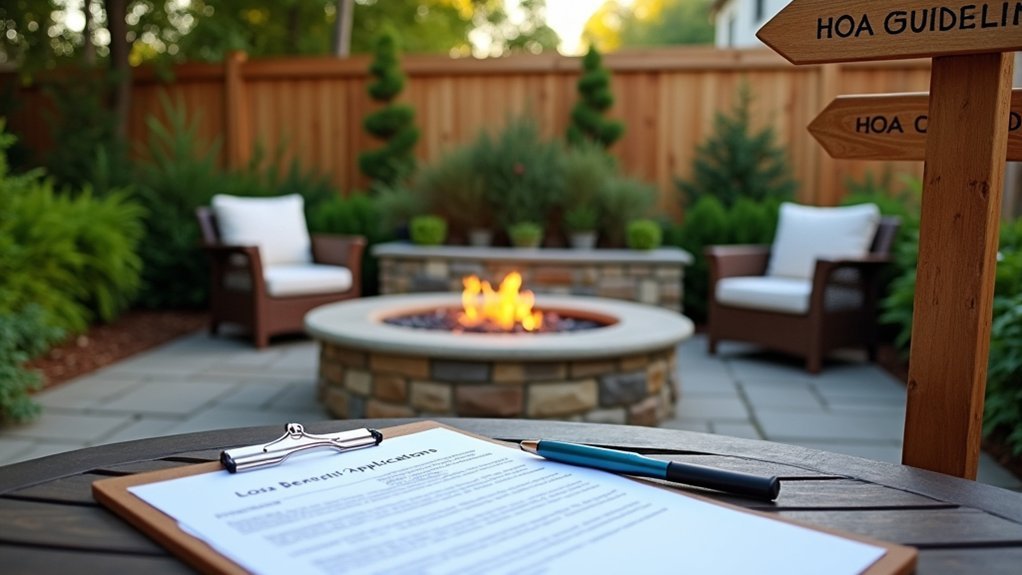 hoa fire pit regulations