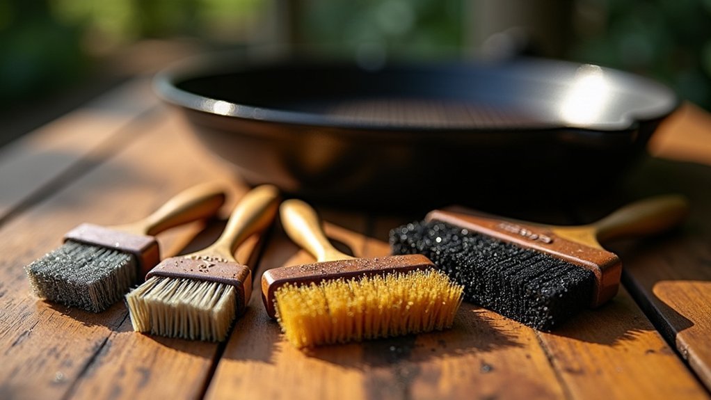 match brush to grate