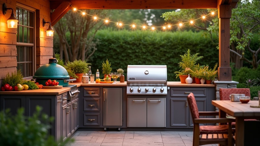 outdoor refrigeration for grilling