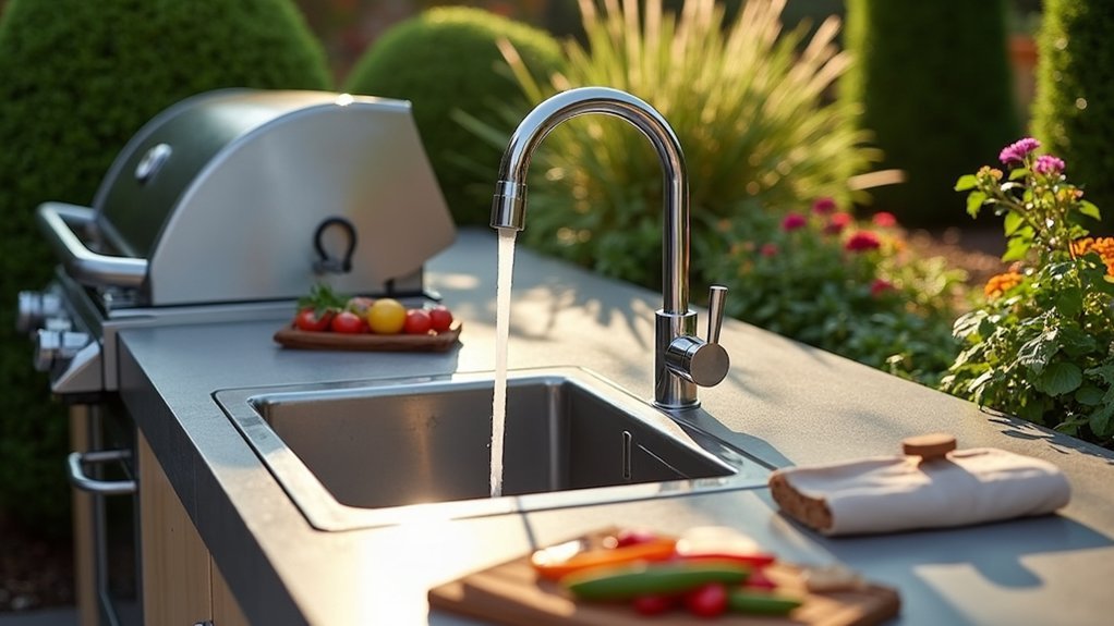 outdoor sink installation guidelines