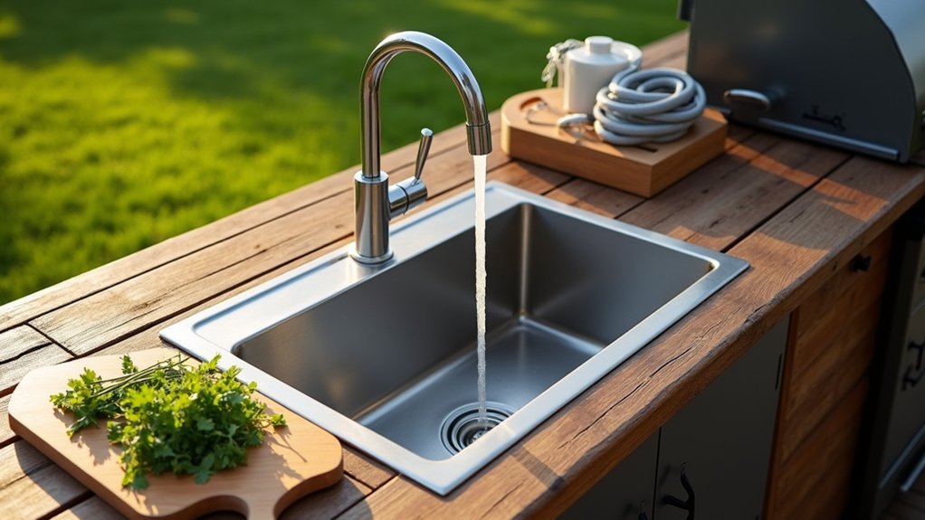 outdoor sink maintenance tips