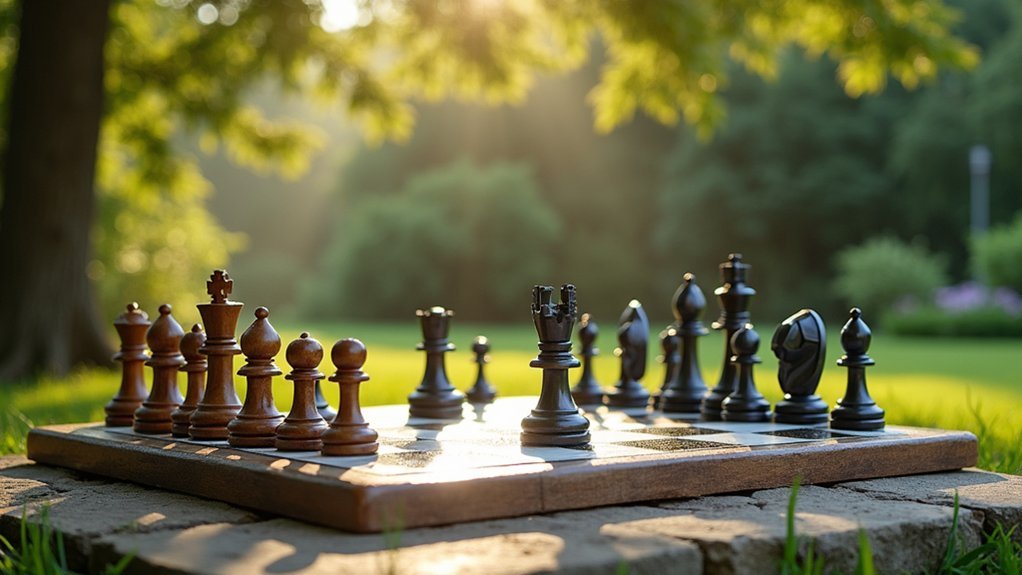 outdoor strategic chess sets