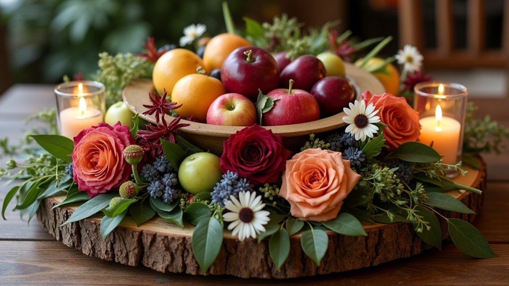 stunning tabletop pit centerpieces