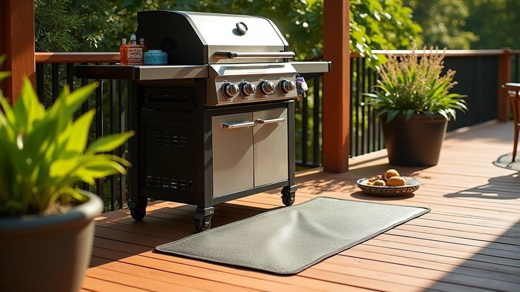 versatile grill pad protection