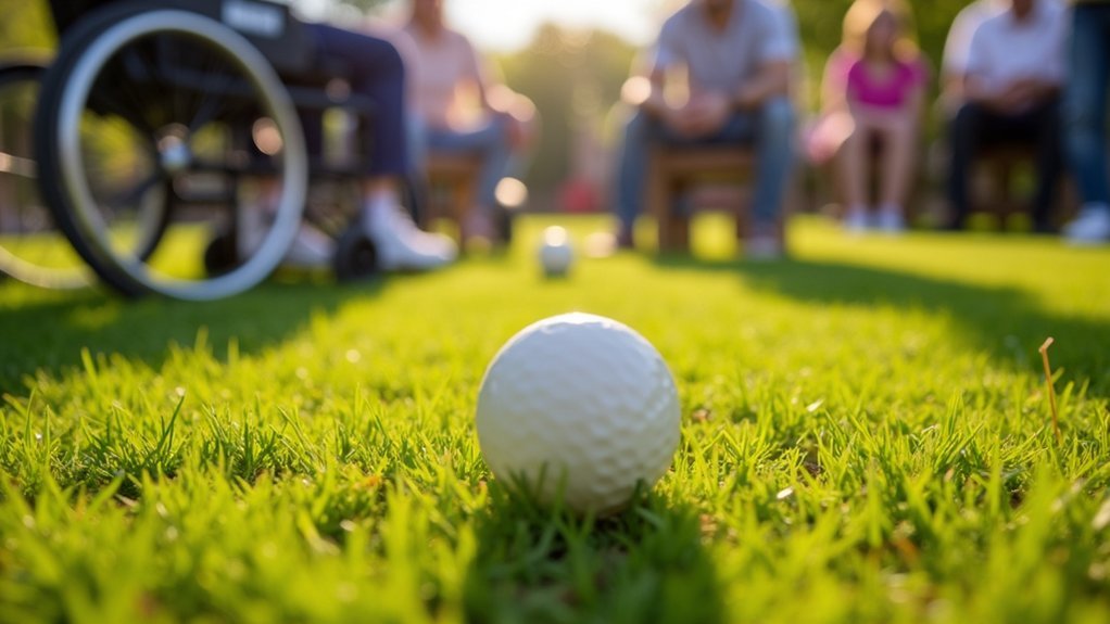 accessible seated precision lawn game