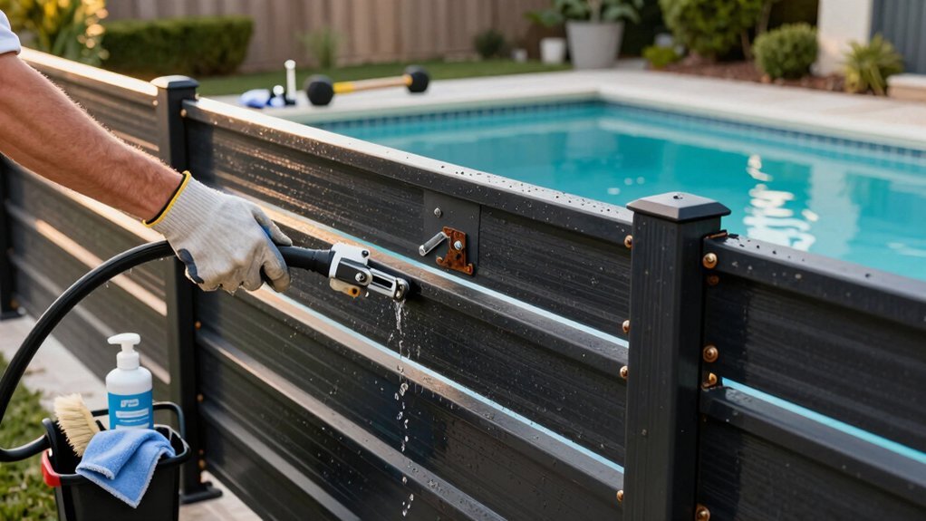 aluminum fence low maintenance durability