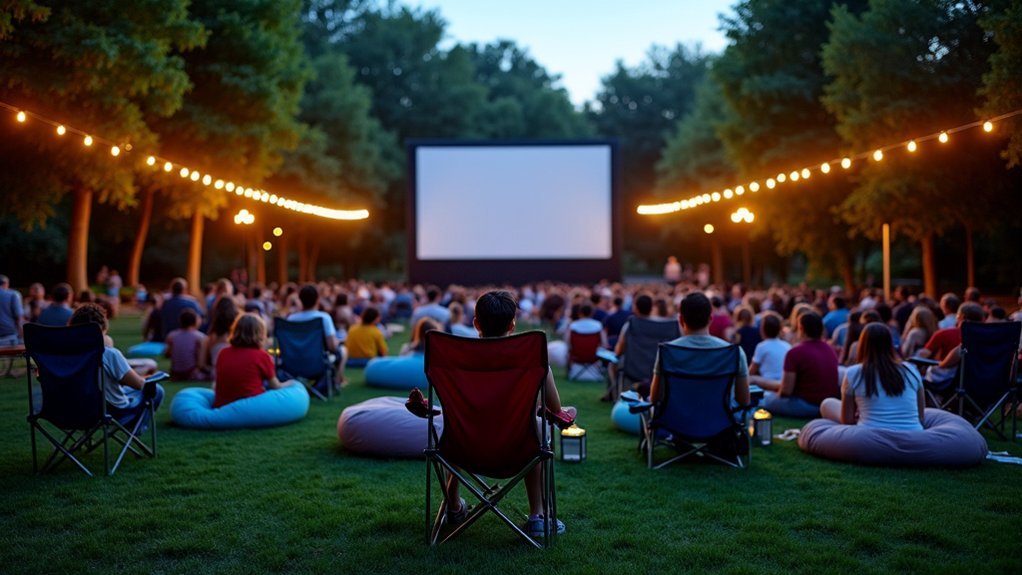 arrange seating in gentle arc