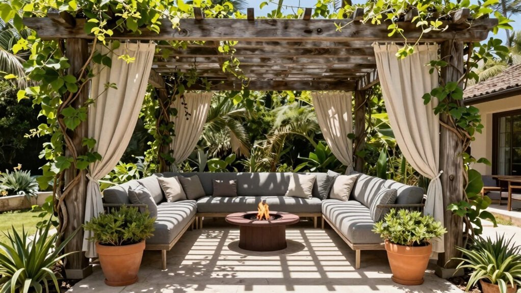 attached pergola extends living area boosts value