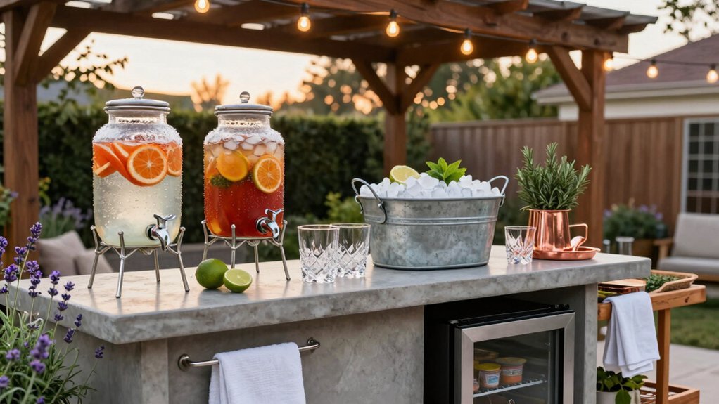backyard beverage station essentials