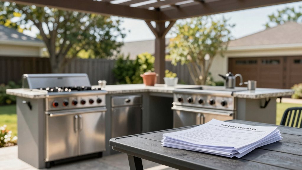 backyard kitchen permit requirements