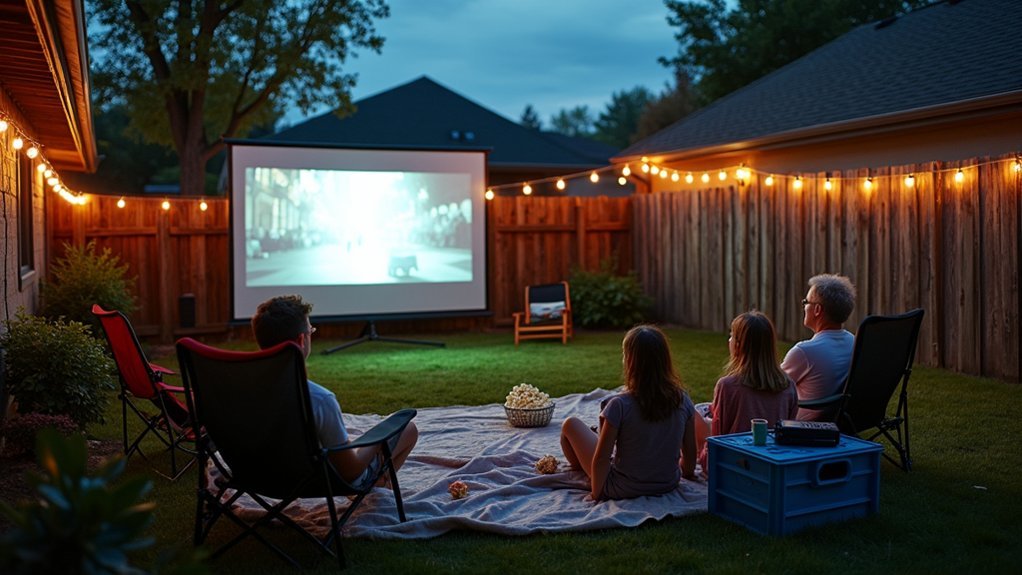 backyard movie nights save