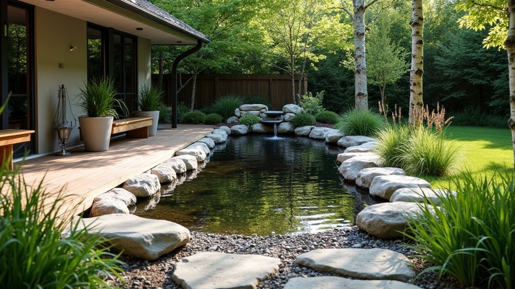 biofiltered planted swimming pond