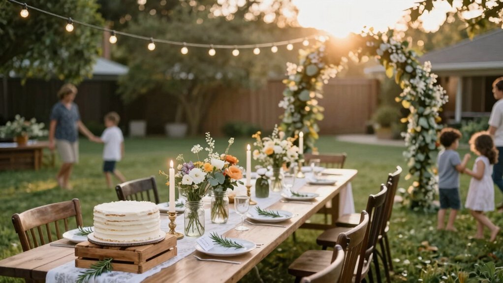 budget friendly backyard wedding planning