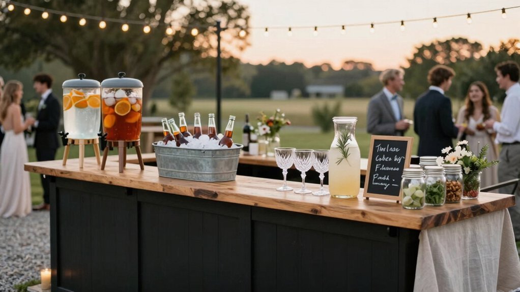 budget friendly outdoor bar strategy
