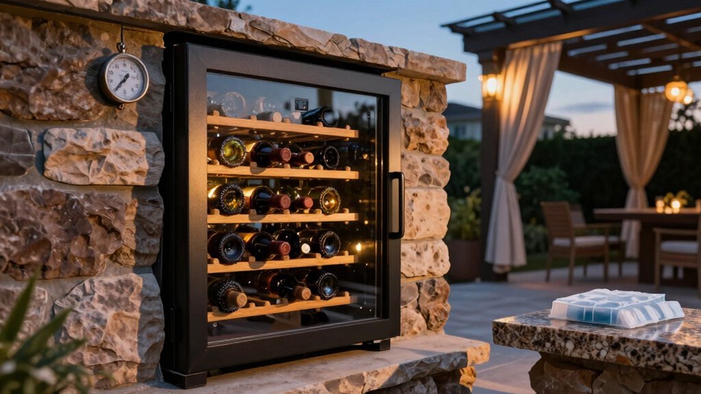 buffer day to night wine storage temperature fluctuations