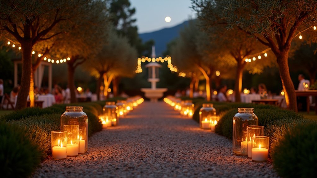 candlelit paths lanterned enchantment