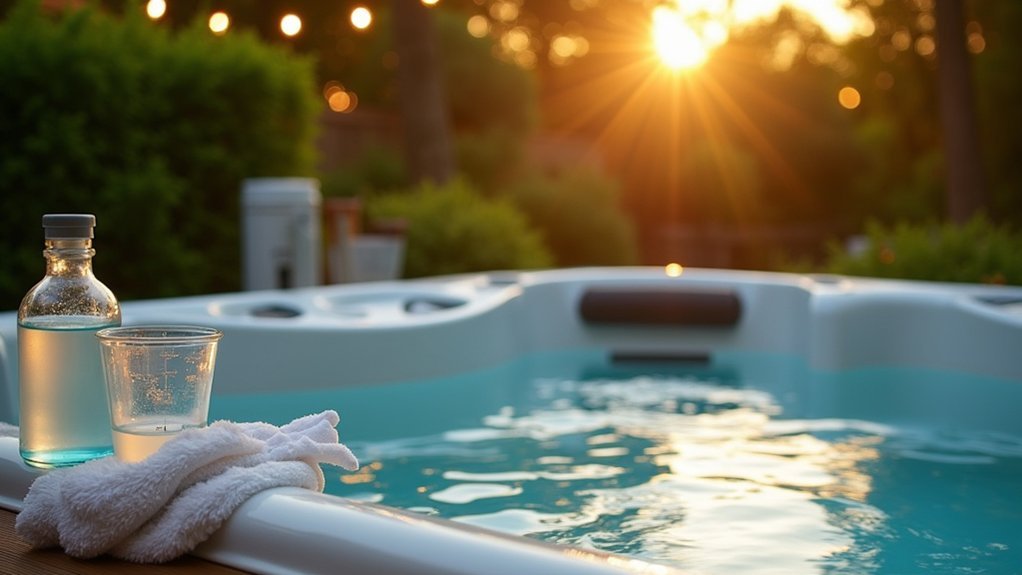 chlorine free gentle hot tub sanitizer