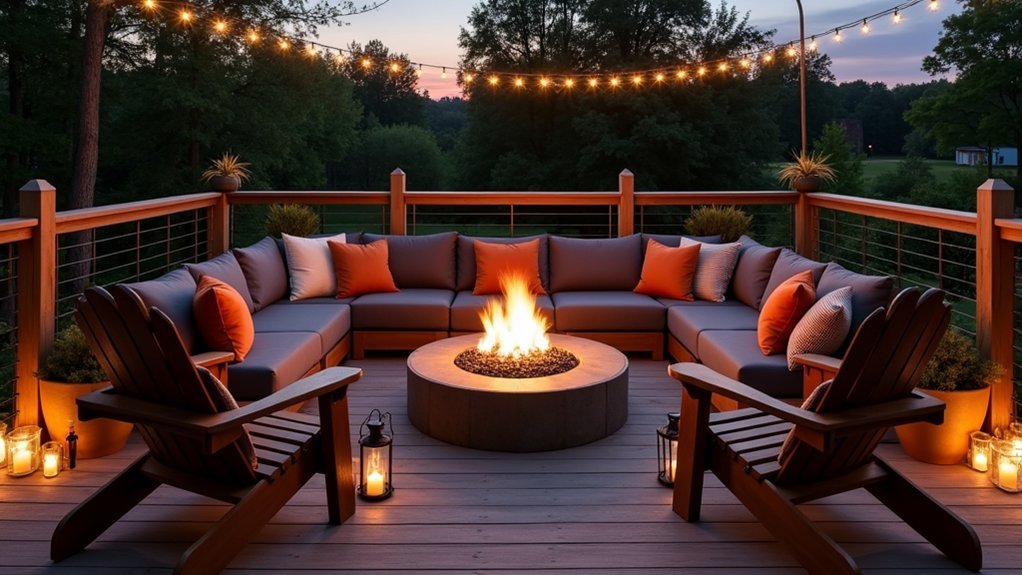 circular layered seating with access