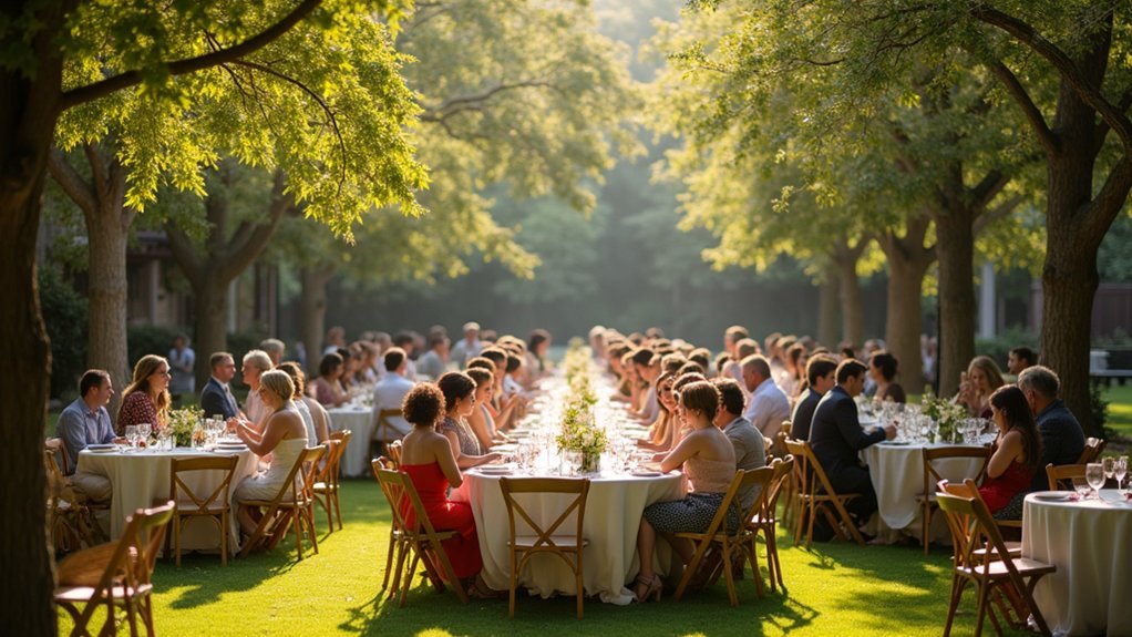 circular seating fosters engaged mingling