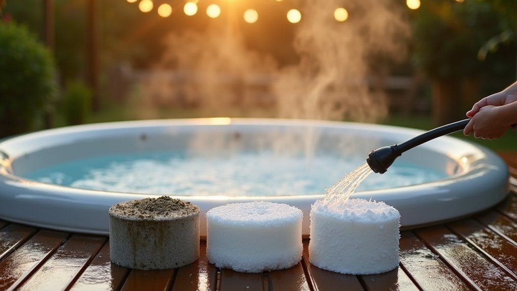 clean hot tub filters regularly