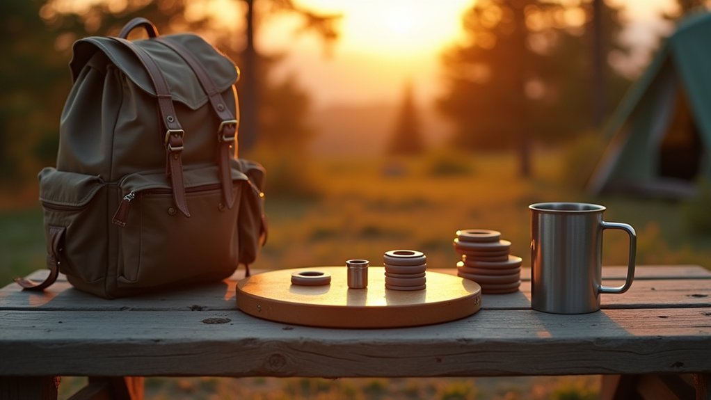 collapsible camping ring toss