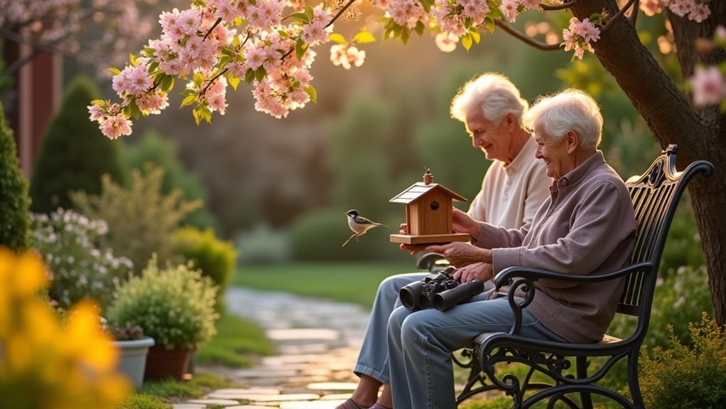 comfortable low effort birdwatching care