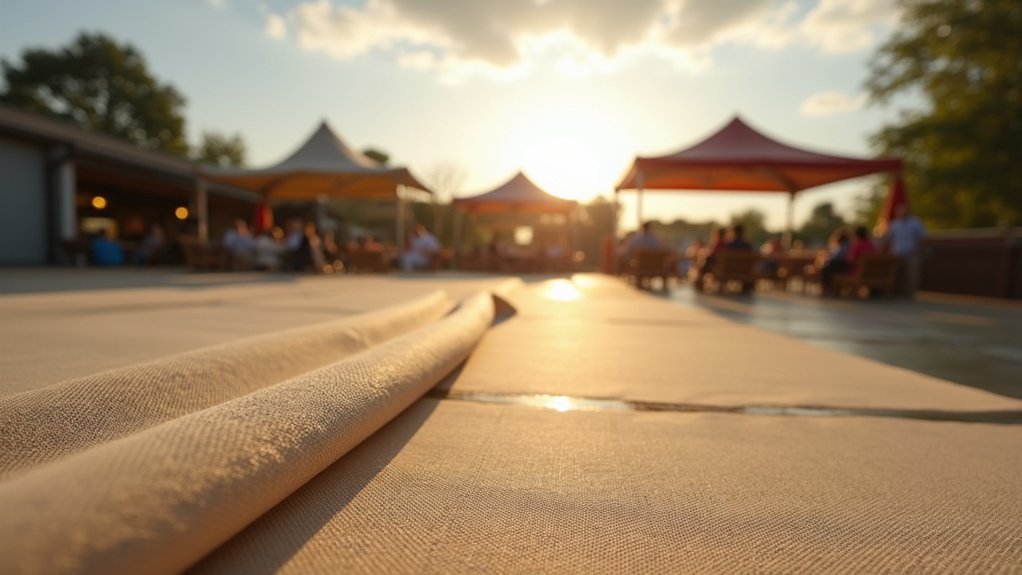 commercial grade canopy materials durability