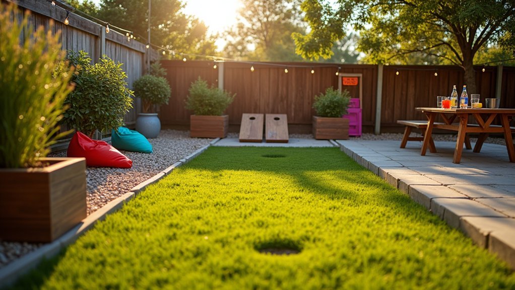 compact backyard game selection