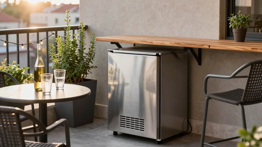 compact front venting under counter wine coolers