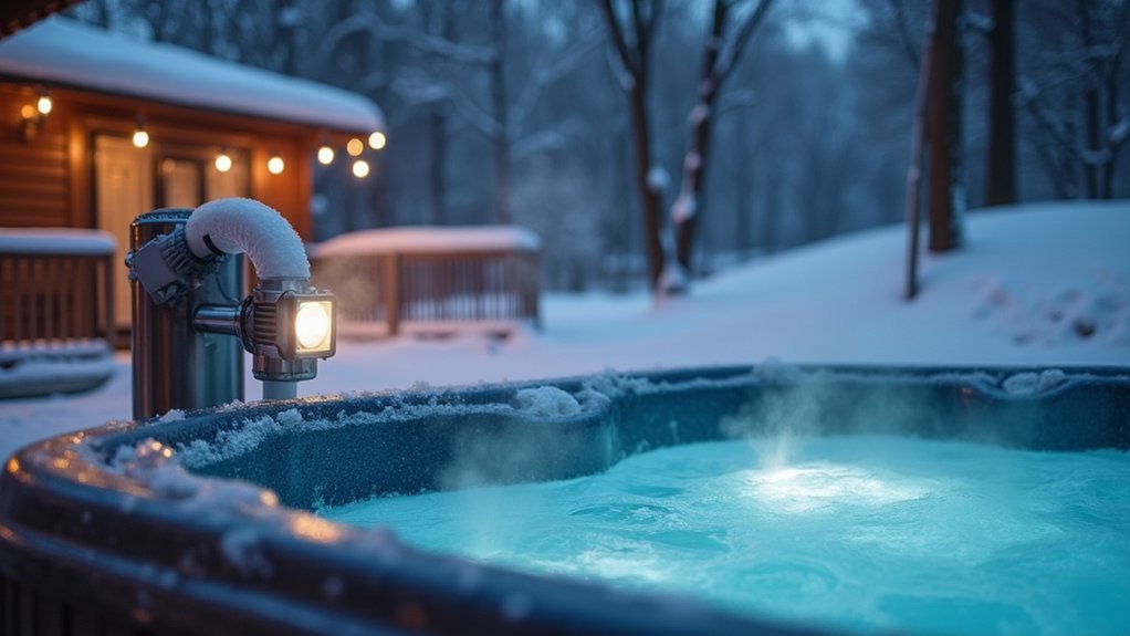 continuous freeze protective circulation system