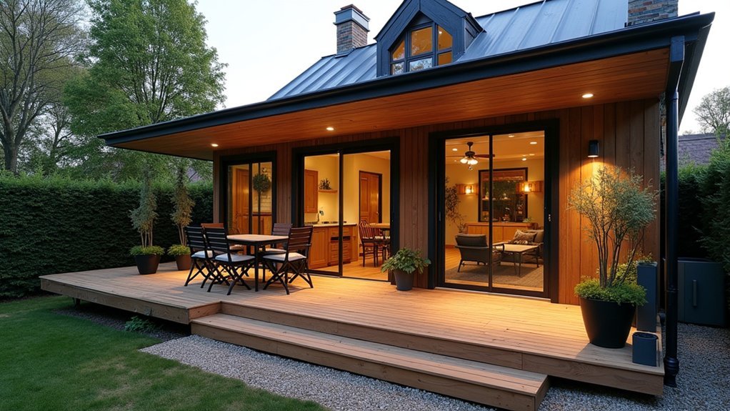 continuous narrow to wide deck design