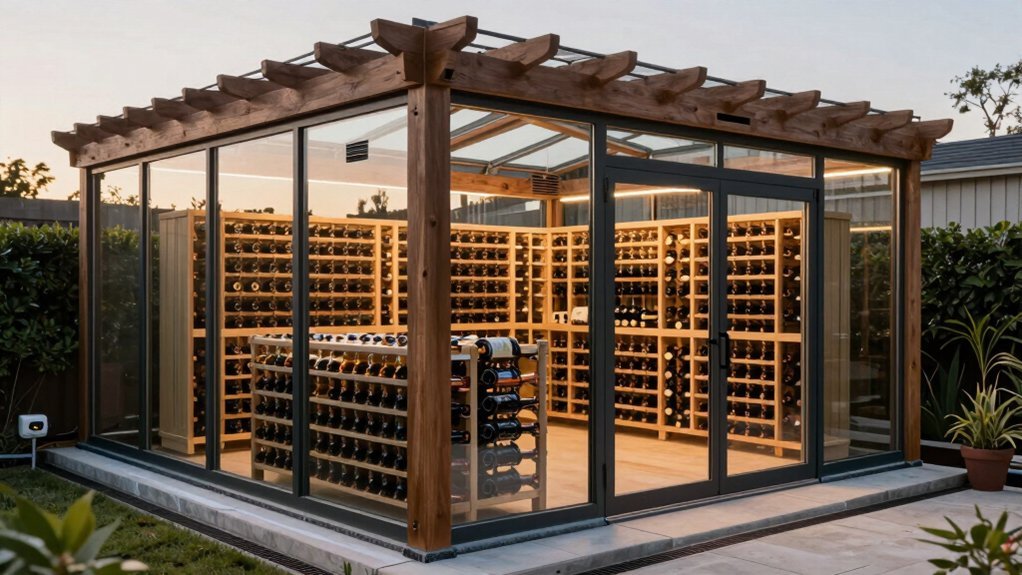 continuous vapor barrier insulated enclosure