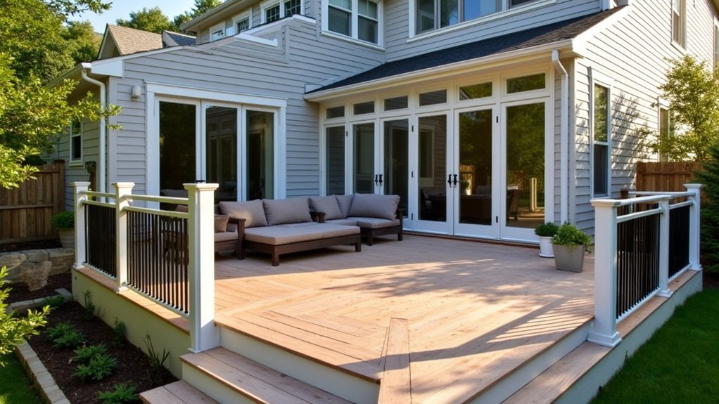 coordinate deck colors with home