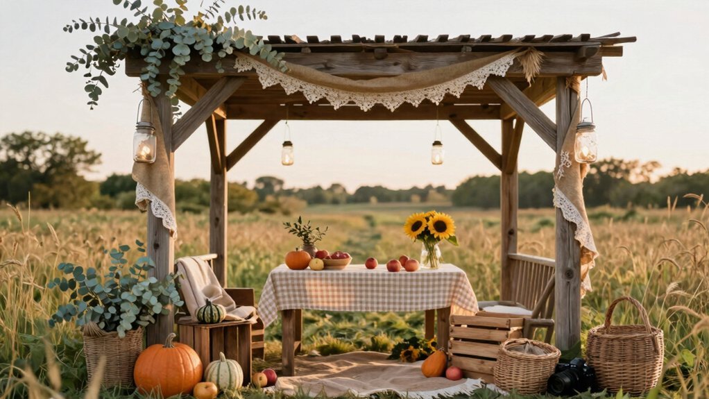 cozy rustic autumn picnic vibes