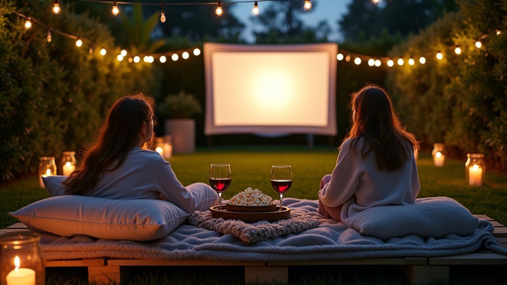 cozy seating and ambient lighting