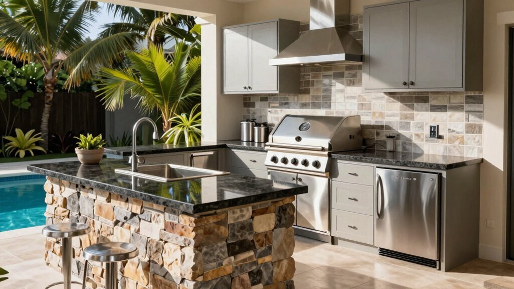 custom poolside cooking solutions