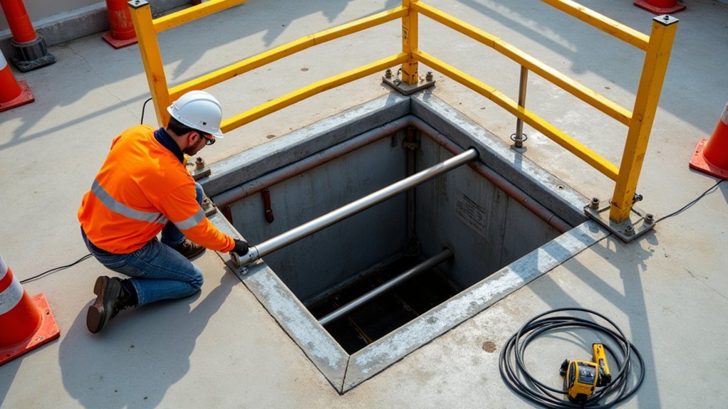 deck pit installation safety