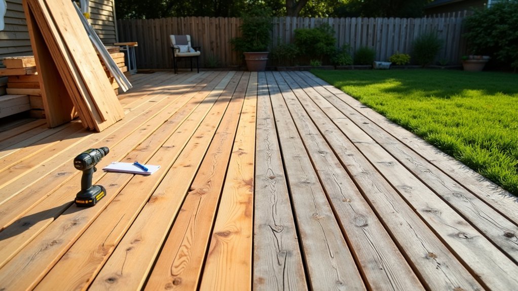 deck repair vs replacement costs