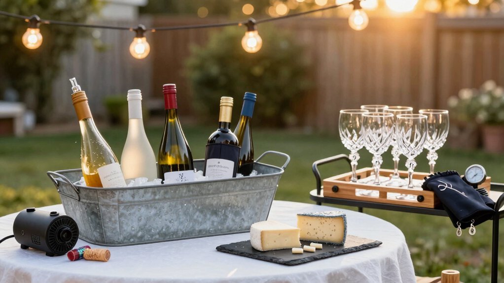 dedicated wine service zones preserve quality