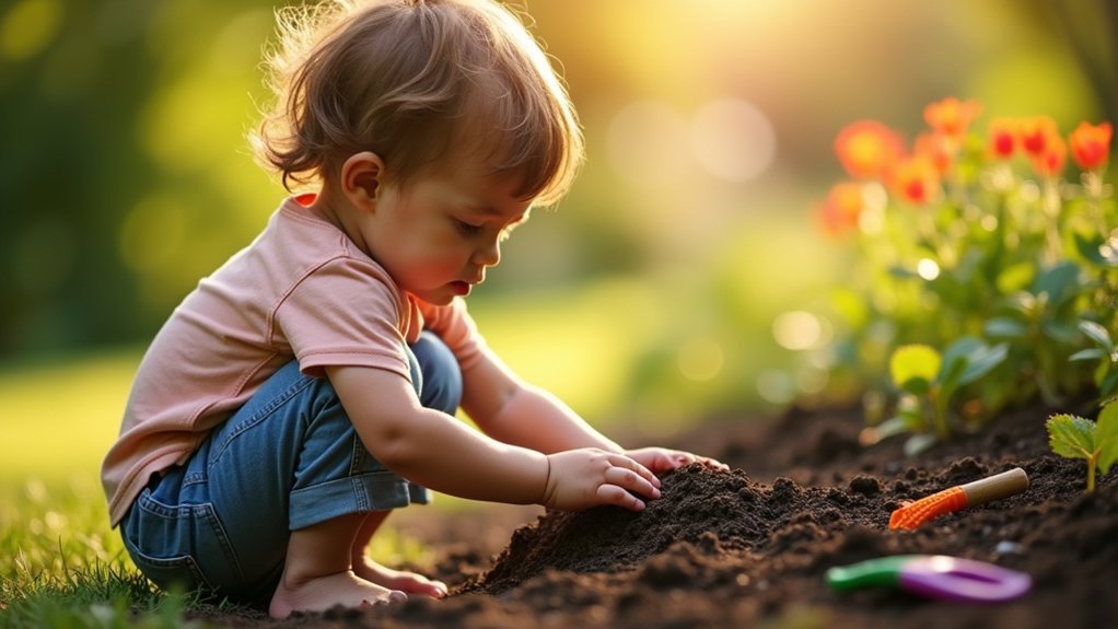 deep pressure proprioceptive soil play