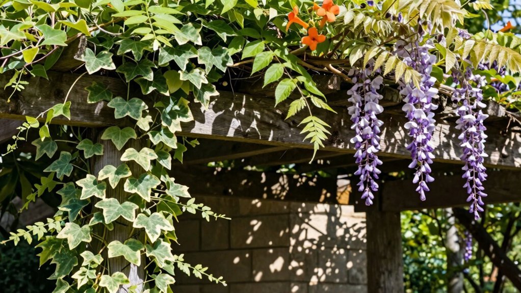 dense layered shaded canopy formation
