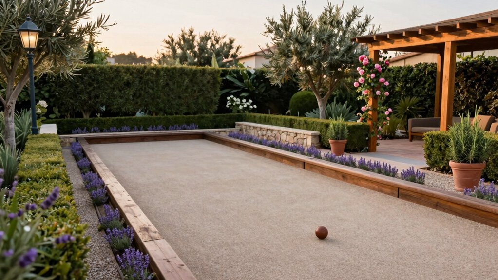 design bocce court landscaping beautifully