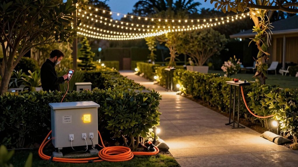 discreet weatherproof power planning